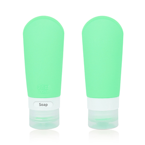 Hot Selling Flexible Silicone Squeezable Cosmetics Sub <b>Bottle</b> Leakproof <b>Bottle</b> for Shampoo Lotion Silicone <b>Travel</b> <b>Bottle</b> - Product Image 4