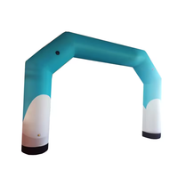 Arc gonflable personnalisé pour la publicité de course Ligne d'arrivée Ligne de départ Porte gonflable