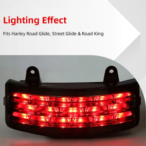 ไฟท้าย LED แบบติดตั้งบนบังโคลนหลัง พร้อมไฟเลี้ยว สำหรับรถฮาร์เลย์ ทัวริ่ง อีเลคตร้าไกลด์ สตรีทไกลด์ โร้ดคิง - Product Image 3