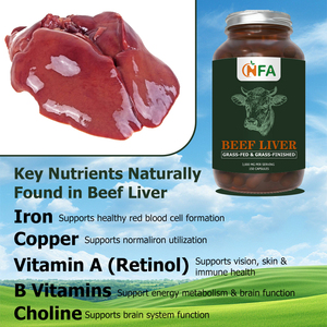 ODM OEM Beef <b>Liver</b> Capsules with Grass-Fed Beef <b>Liver</b> Support Nutrient Quality Vision Skin Immune Health Energy Metabolism - Product Image 4