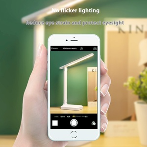 Nhà máy tùy chỉnh bán buôn sinh viên ký túc xá đọc ánh sáng ABS cơ thể USB <span class=keywords><strong>LED</strong></span> bảo vệ mắt gấp ánh sáng ban đêm đèn bàn - Product Image 4