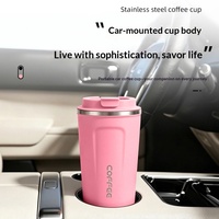 Mug isotherme à double paroi en acier inoxydable 304, design moderne et minimaliste, isolation thermique de 6 à 12 heures, idéal pour l'extérieur, personnalisable avec logo