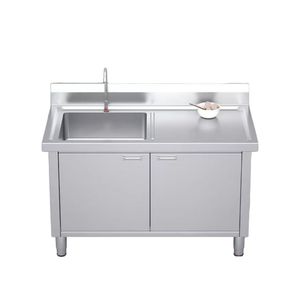 Lavello da Cucina Commerciale in Acciaio Inox con Mobile e Piano di Lavoro per <span class=keywords><strong>Ristoranti</strong></span> - Product Image 3