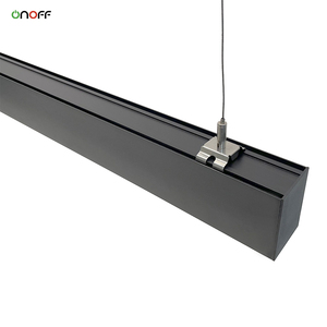 ไฟ LED โปรไฟล์แบบแขวนรูปทรงตามสั่ง ความสว่างสูง ไฟเส้นตรงติดเพดานทันสมัย สำหรับร้านค้า สตูดิโอ สำนักงาน - Product Image 6