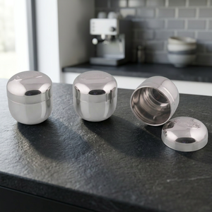 Eco-Friendly Sustainable Stainless Steel Candy Canisters Classic <b>Design</b> Detachable <b>Lids</b> Kitchen Storage Spices Tea Durable Mayur - Product Image 3