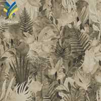 Personnalisé Moderne 3D Mural Décoration Murale Imperméable Non-Tissé Tissu Plafond Liège Naturel Grasscloth Papier Peint Floral