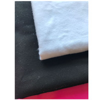Tissu de flanelle de coton matériau brossé blanchi à 2 faces pour sacs et chaussures tissé uni solides Textiles de maison C20 * 10 simple