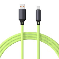 Nouveau câble de charge rapide en silicone 66W, résistant et tendance, 1M |   Câble Micro USB Type C pour imprimante, durée de vie de 30 000 flexions |   Cuivre pur