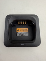 Pengisi Daya Baterai Unit Tunggal Motorola PMPN4819 PMPN4820, Pengisi Daya Desktop untuk Radio Dua Arah APX N30 APX N50, Basis Pengisian Daya