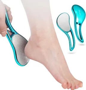 Professionnel pied callosités dissolvant peau morte pied fichiers Nano verre portable callosités grattoir meuleuse pierre enlèvement outils pour pieds