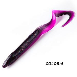 EEL Señuelos blandos 20cm 15cm Señuelos artificiales Pesca Gusano Silicona Bass Pike Minnow Swimbait Jigging Cebos de plástico - Product Image 6