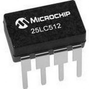 Genuine & Original 25LC512-I/P Electrically Erasable Programmable Read Only Memory (EEPROM) Electronic Component - Product Image 1