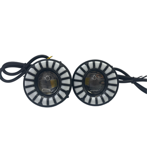 V59B 12V 20W universale RGB Halo <span class=keywords><strong>Angel</strong></span>/<span class=keywords><strong>Devil</strong></span> Eye faretto faro moto/Scooter con fendinebbia bianco/giallo - Product Image 1