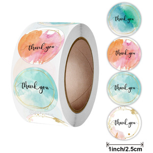 Pegatinas redondas personalizadas, Gracias por apoyar mi pequeño negocio - Product Image 4