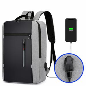Custom Logo Waterproof Smart <b>Backpack</b> USB Charging Port Oxford Material Business Travelling Men Women Laptop Travel <b>Backpack</b> Bag - Product Image 4