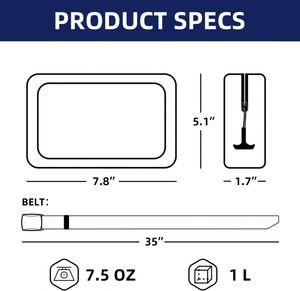 Marsupio Impermeabile in TPU per Campeggio, Arrampicata, Maratona, Corsa, Attività all'Aperto, Borsa Portaoggetti - Product Image 3