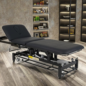 Uso en clínica hospitalaria, instrumento de fisioterapia de <span class=keywords><strong>Metal</strong></span>, Camilla reclinable estética, cama inclinable, cama plegable, tratamiento, gimnasio de Hotel - Product Image 4