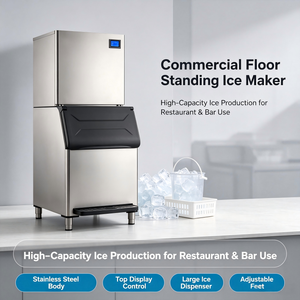 Machine à glaçons commerciale sur pied, production automatique de glace pour restaurants et pubs - Product Image 2