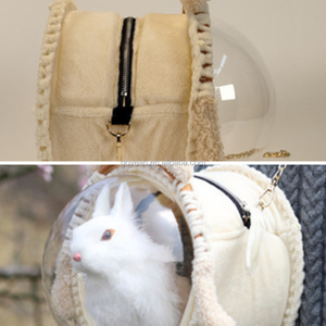 Zaino Traspirante per Piccoli Animali, Borsa da Trasporto per Pappagalli, Criceti e Conigli per Viaggi all'Aperto - Product Image 5