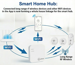 Puente Inalámbrico USB RF de Largo Alcance para Hogar Inteligente con Control Remoto por Aplicación Coiliiot, Certificado por la FCC - Product Image 3
