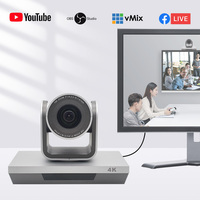 Cámara PTZ de Transmisión en Vivo Oneking 4K 10X USB/HDMI, Videocámara para Streaming en Directo