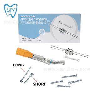 Expansor Esquelético Maxilar Mse 8 10 12mm, Kit Dental de Ortodoncia con Tornillo, Manual, Acero Inoxidable - Product Image 1