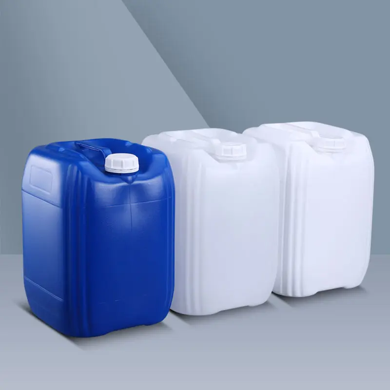Özel ucuz kimyasal çift duvar 25l hdpe ağır pet plastik kullanımlık kare deodorant tı davul şişe pestisit için