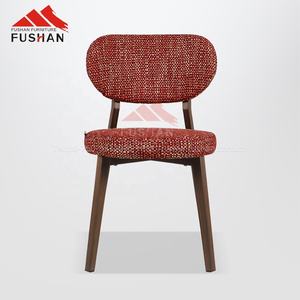 Muebles nórdicos modernos para el hogar, silla de comedor tapizada de lino para café, madera como sala de estar, mesa de restaurante de colores mezclados y sillas - Product Image 4
