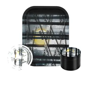 Ensemble cadeau d'accessoires pour fumeurs Ensemble de plateau roulant pour machine à rouler Ensemble de kit pour fumeurs 4 en 1 - Product Image 6