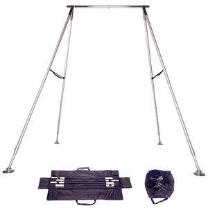 Hamac de yoga aérien réglable de 3,4 m pour performance en extérieur, cadre en satin, alliage d'aluminium RY-088 - Product Image 6