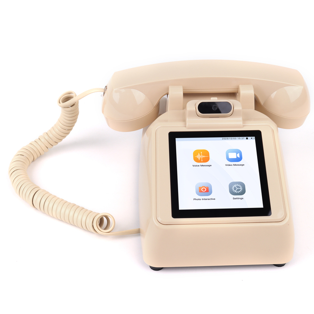 Antique Telephone Video Guestbook Audio for Wedding Party Birthday with Wireless Lan and 64 GB Memory