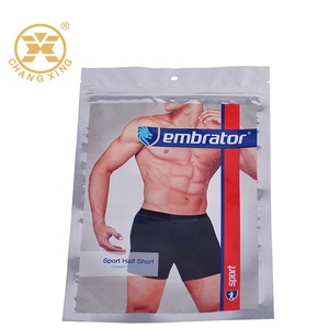 Có Thể Đóng Lại In <span class=keywords><strong>Zip</strong></span> Khóa Túi Nhựa Với Cửa Sổ Hình Cơ Thể Cho Phụ Nữ Đồ Lót/May Mặc/Mens Đồ Lót Bao Bì - Product Image 3