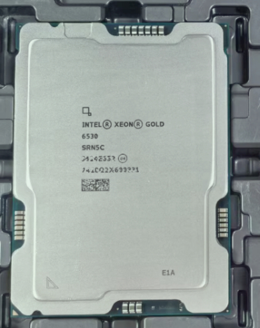 New for Xeon 6530 32 Core 2.1GHz L3 Cache 64-Bit Virtualization Technology Fifth Generation Scalable Processor Server CPU LGA