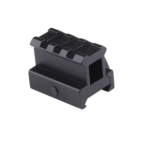 Base de Montaje para Mira Telescópica de Caza de Aluminio de 20 mm, 3 Ranuras, Negro Mate, Desmontaje Rápido, Interfaz Táctica Weaver, Equipo para Exteriores, 30 mm - Product Image 3