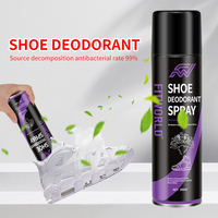 FITWORLD Spray Désodorisant pour Chaussures 300ml, Ag+ Antibactérien, Fraîcheur Longue Durée pour Chaussures, Chaussettes et Placards