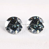 VVS vente en gros Gra certifié D couleur gris foncé couleur Moissanite pierres en vrac