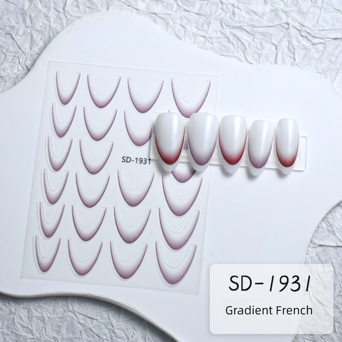 สติกเกอร์เฟรนช์ไล่สี sd-1931
