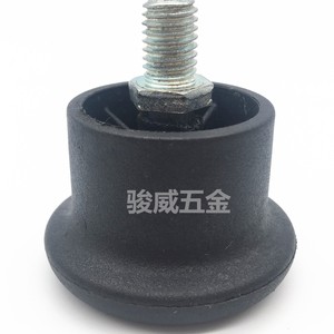 Furniture Caster M10 Threaded Stem Rigid Polyurethane Industrial Fixed Wheel Support <b>Leg</b> - Product Image 1