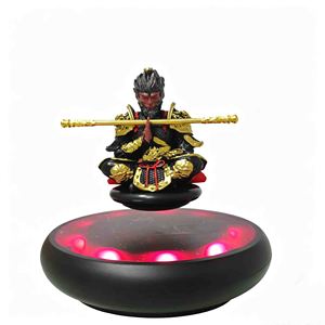 HCNT Magnetic Floating Sun Wukong Monkey King LED Bluetooth Speaker Decor - Product Image 1