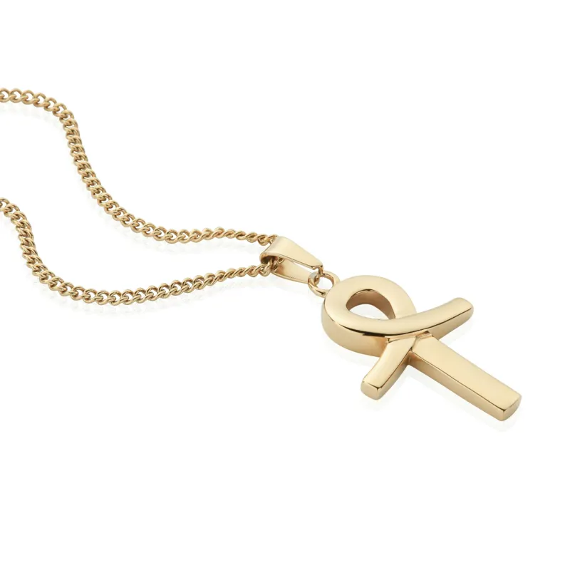 Gemnel оптовая торговля знак мира Оптовая Продажа 925 серебро крест мужской и женский символ кулон ожерелье для мужчин