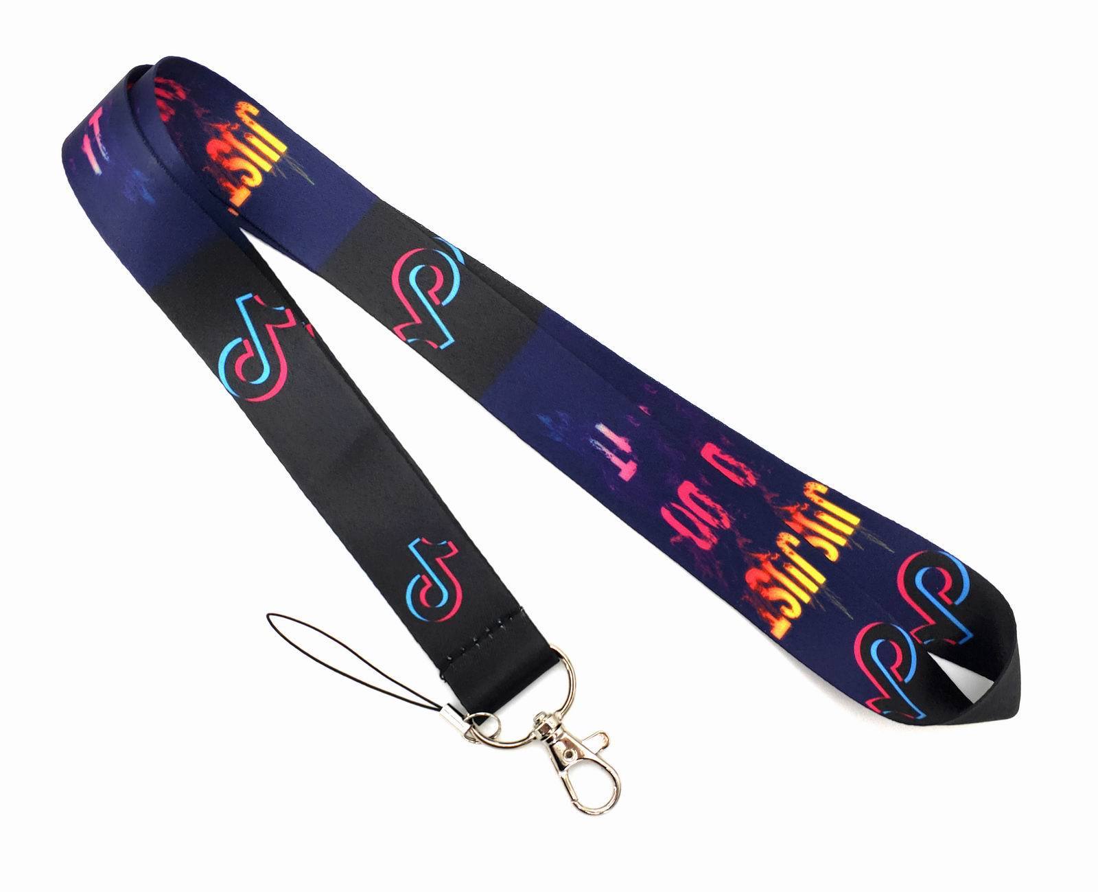 Fashion Cool Hot Sale Tik Tok Lanyards Wholesale Portable Phone Card Accessories Anti-Lost Lanyard Promotional Gift Lanyards Image 4