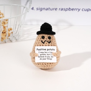 Tay dệt kim khoai tây nhân vật plushies Crochet y tá/cao bồi phong cách Uplifting bàn trang trí Quà Tặng May & dệt đồ chơi thủ công - Product Image 5