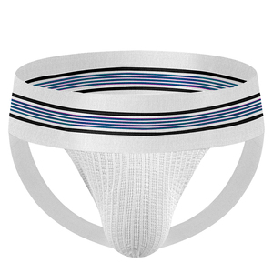 Mens đồ lót của nam giới cotton thoáng khí jockstrap 5cm sọc dây thắt lưng sexy <span class=keywords><strong>thongs</strong></span> gay gấu người đàn ông tóm tắt & Boxers jockstrap - Product Image 3