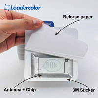 Tarjeta NFC Personalizable para Redes Sociales, Programable, Resistente al Agua, Chip NTag213 de 13.56MHz, Tarjeta RFID Acrílica para Reseñas de Google