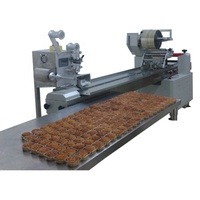 Machine d'emballage de flux de fruits à séchage automatique modèle V350S économique usine machine d'emballage de bafu gâteau biscuits biscuits