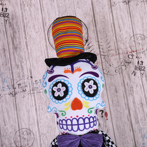 Muñeca embrujada para Halloween, accesorios terroríficos, <span class=keywords><strong>esqueleto</strong></span> <span class=keywords><strong>sentado</strong></span>, figurillas retráctiles, decoraciones para Halloween - Product Image 1