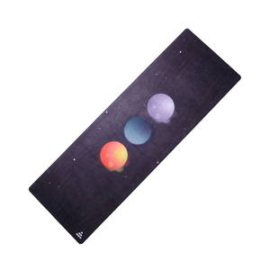 Tapis de yoga pliable en caoutchouc naturel de 3 mm, finition suédée, impression numérique, 183x61 cm, antidérapant, écologique, logo personnalisé - Product Image 6