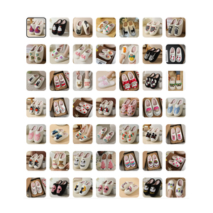 Đồ ngủ nhà hình thú bông mềm mại dễ thương, dép lê mùa đông giữ ấm cho nữ, dép lê in hình mặt ngộ nghĩnh tùy chỉnh - Product Image 5