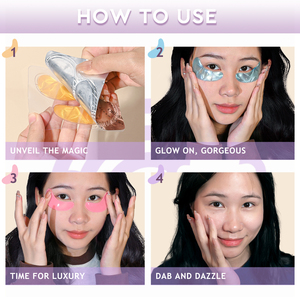 All'ingrosso vegano idrolizzato organico idrogel di collagene sotto gli occhi mascherina Patch 30 paia Anti gonfiore rughe - Product Image 4