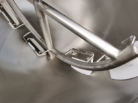 Marmite de cuisson industrielle 50L à double enveloppe (vapeur/gaz/électrique) avec agitateur